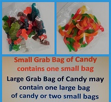 Small Grab Bag Candy $1.25 